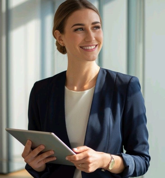 ai realistic professional woman image